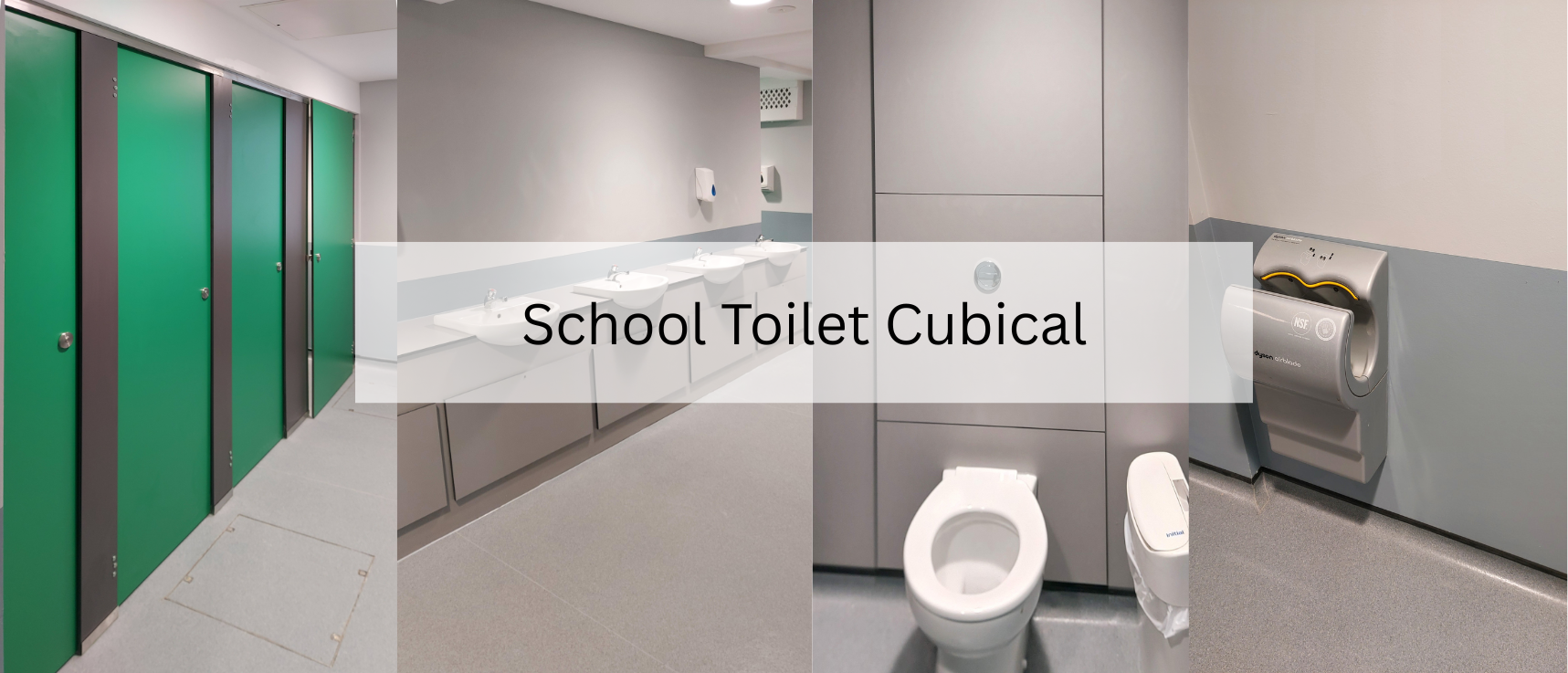School Toilet Cubical in Liverpool